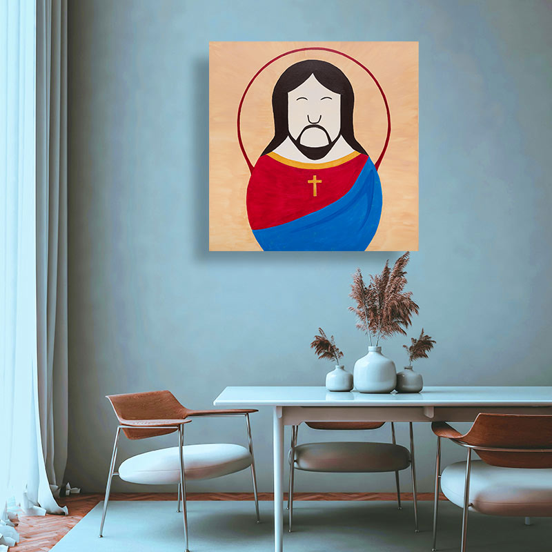 Gemaelde Jesus Christus in Kunst Interior
