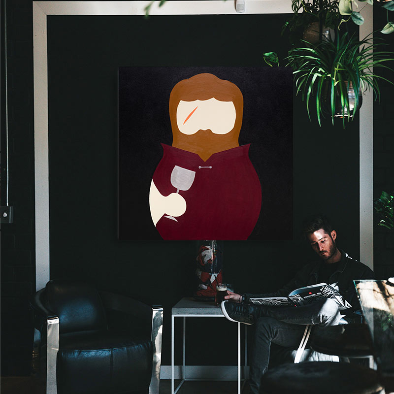 Gemaelde Tyrion in Kunst Interior