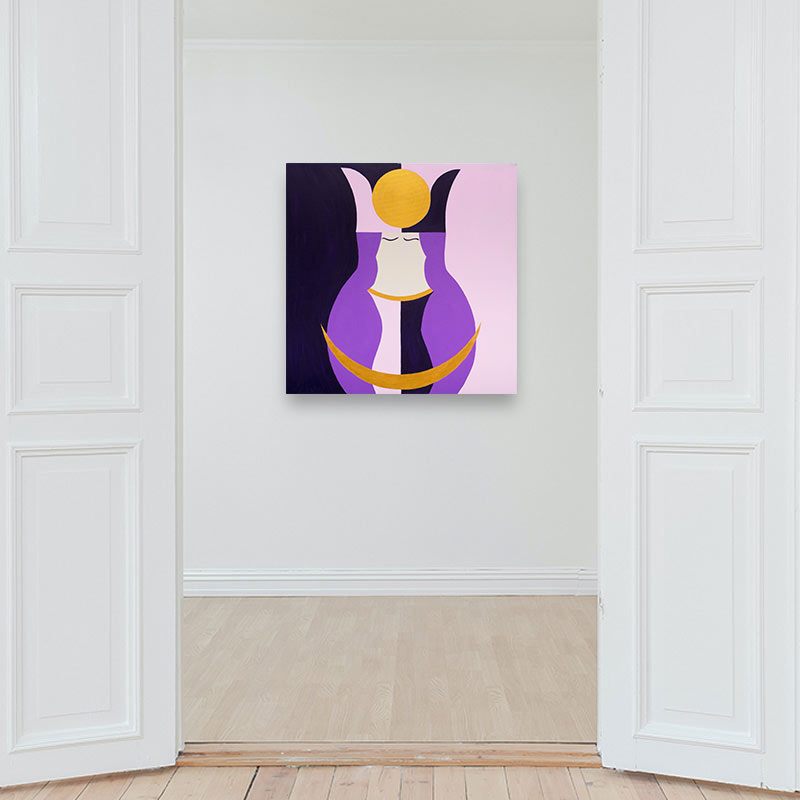 Gemaelde Hohenpriesterin in Kunst Interior