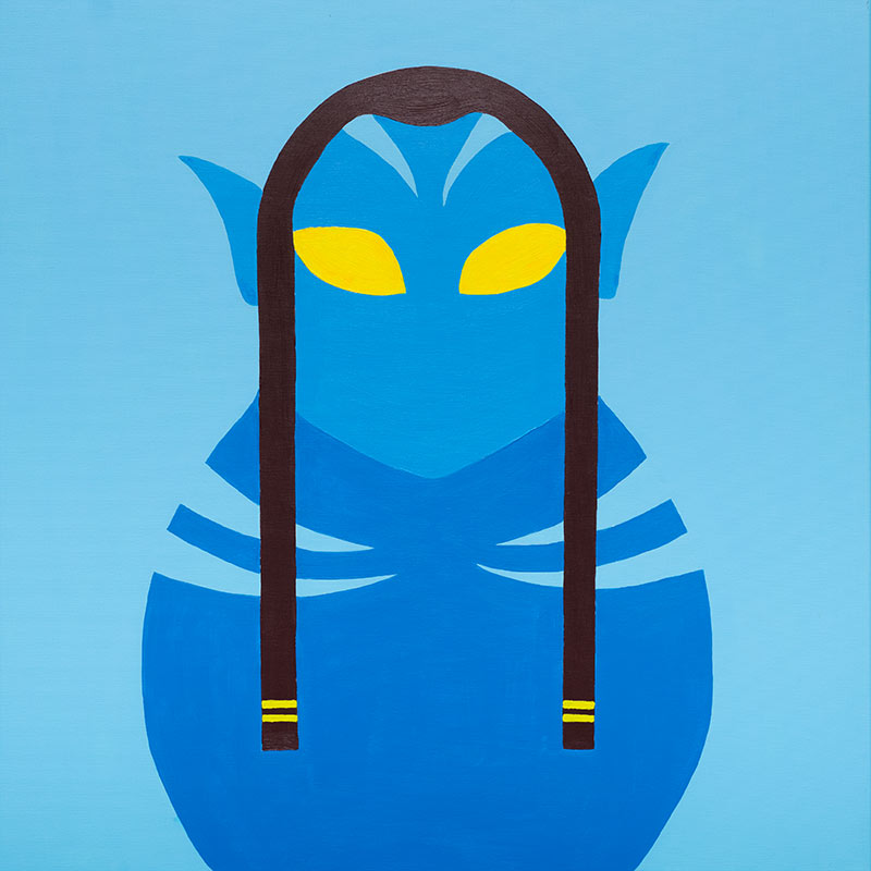 Bild von Avatar auf Leinwand als Matroschka
